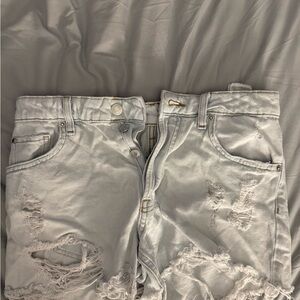 Distressed Light Blue Women's Jeans